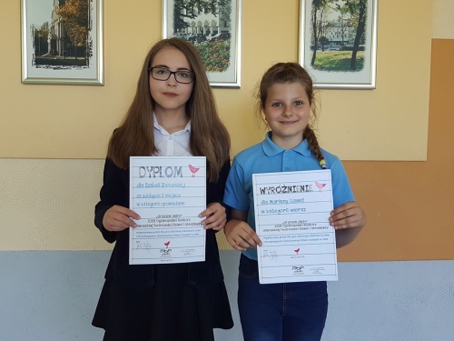 Artykuł: Izabela i Marlenka nagrodzone w Ogólnopolskim Konkursie Literackim - Zdjęcie 10351