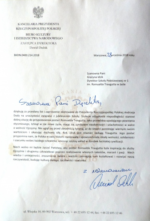 Artykuł: Jubileusz stulecia nadania szkole imienia patrona - Zdjęcie 12132