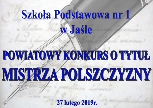 Artykuł: Mistrz Polszczyzny w Szkole Podstawowej nr 1 w Jaśle - Zdjęcie 14101