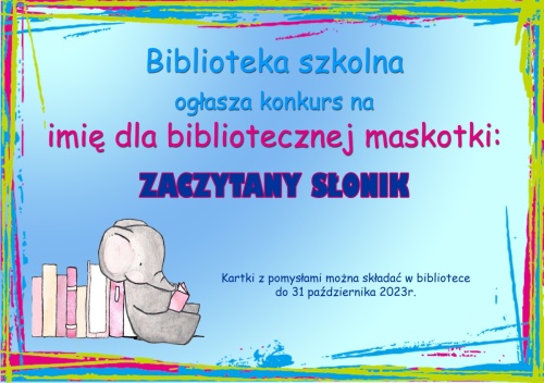 Artykuł: Wymyśl imię dla zaczytanego słonika - Zdjęcie 46411