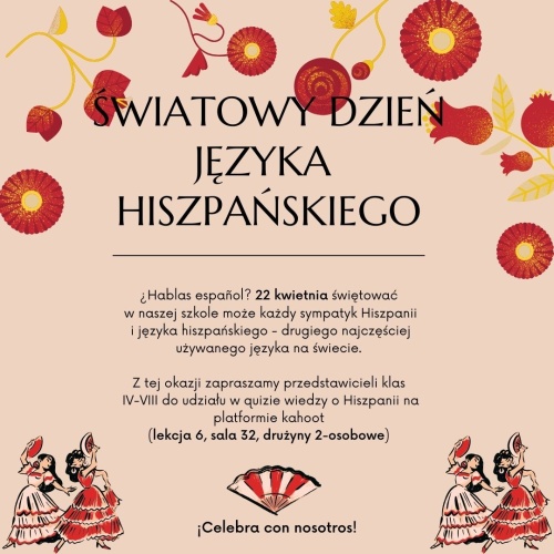 Artykuł: Zapraszamy na obchody Światowego Dnia Języka Hiszpańskiego - Zdjęcie 50711