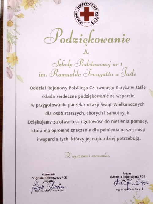 Artykuł: Dostaliśmy podziękowania - Zdjęcie 50981