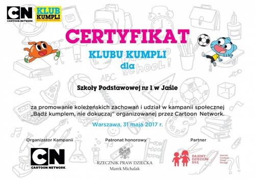 Artykuł: Szkoła Podstawowa nr 1 – Klubem Kumpli - Zdjęcie 5461
