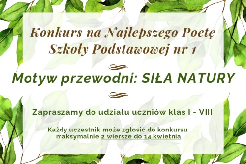 Artykuł: Zostań najlepszym poetą naszej szkoły! - Zdjęcie 57621