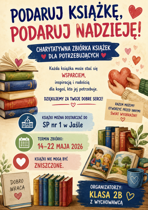 Artykuł: Podaruj książkę, podaruj nadzieję - Zdjęcie 66431