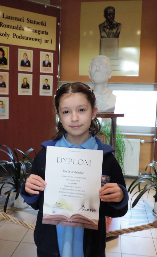 Artykuł: Laureatka ogólnopolskiego konkursu z matematyki - Zdjęcie 7631